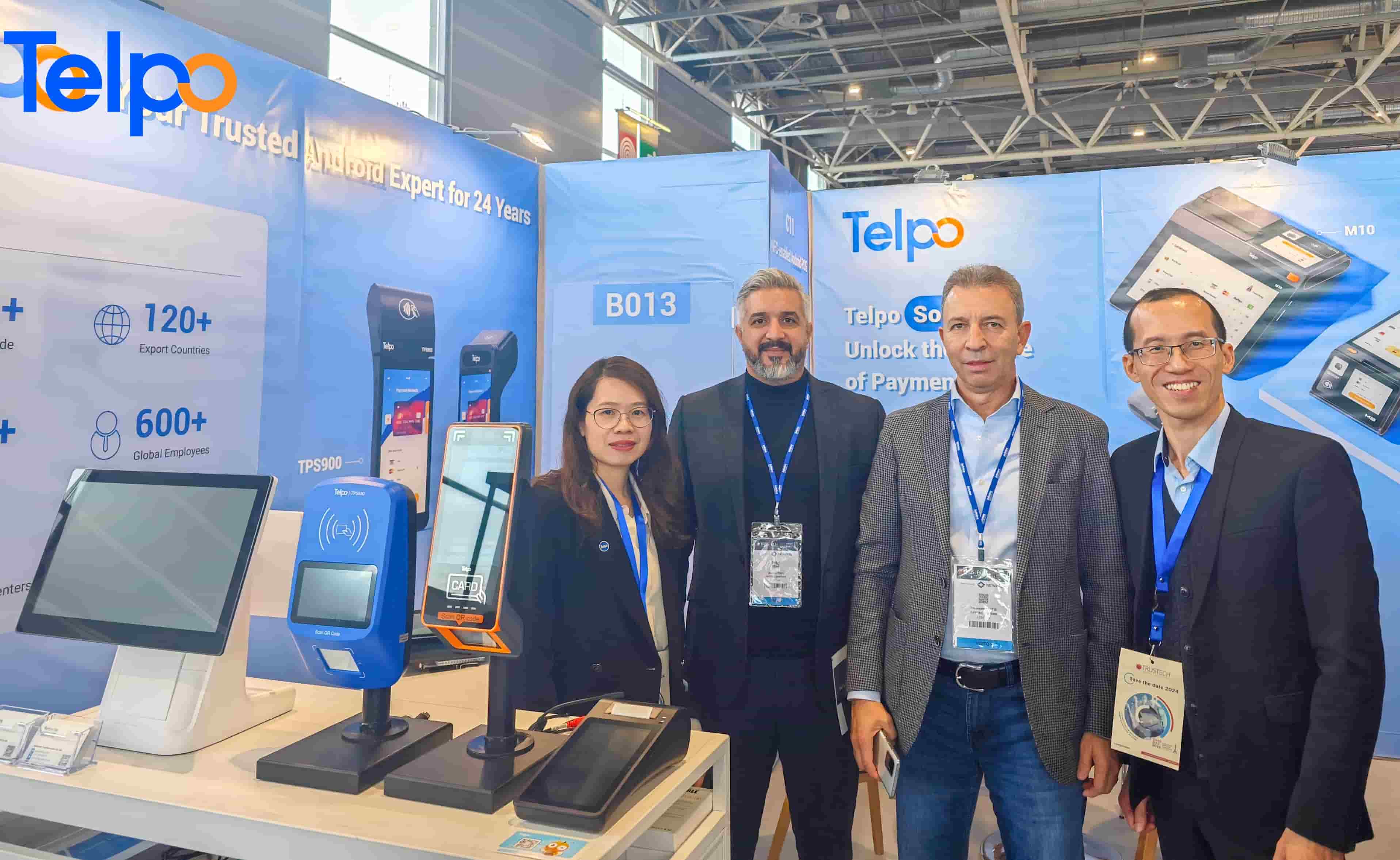 trustech exhibition softpos android pos